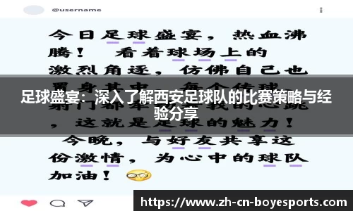 足球盛宴：深入了解西安足球队的比赛策略与经验分享